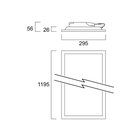 Sylvania LED-paneeli Start, 120 x 30 cm, 840, DALI, 29 W
