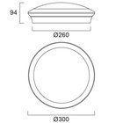 Sylvania Start Pintakattovalaisin, Ø 30 cm, CCT, Multipower