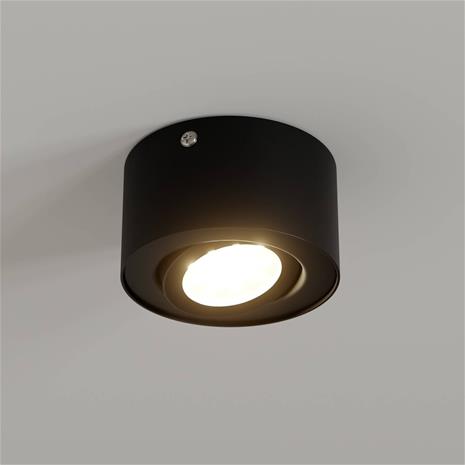LED-kattokohdevalaisin Tube 7121-015 musta