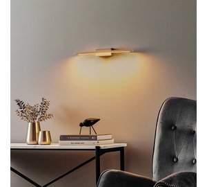 Quitani LED-seinävalaisin Tolu, nikkeli, 45cm