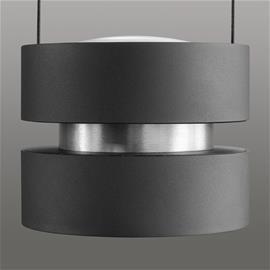 LED-riippuvalaisin Glow-Sphere, pituus 112 cm, musta, metalli