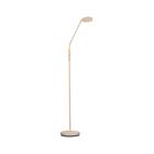 LED-lattiavalo Sorento, korkeus 138 cm, hiekanvärinen, metalli, CCT
