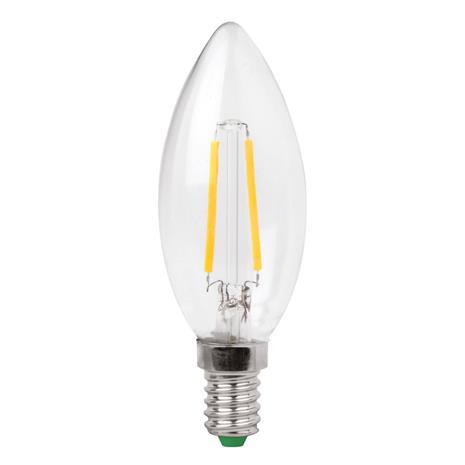 LED-kynttilälamppu E14 3W filament kirkas, lämmin