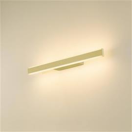 SLV kylpyhuoneen LED-seinävalaisin One Linear, 52 cm, messinkivärinen