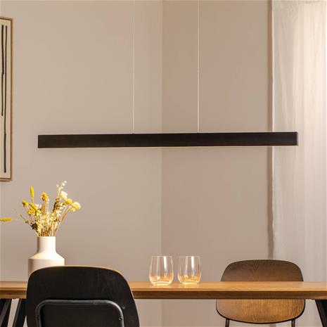 Broll LED-riippuvalaisin, antrasiitti, teräs, pituus 100 cm