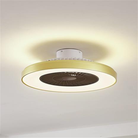 Lindby - Teleo LED Kattotuuletin Messinki