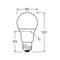 OSRAM LED-lamppu opaali E27 8W 827 6-pack 6 kpl – kuva 1