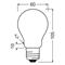 OSRAM LED-lamppu matta E27 3.8W 827 EEK A 3-pack 3 kpl – kuva 1