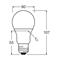 OSRAM LED-lamppu opaali E27 8.5W 827 3-pack 3-pack – kuva 1
