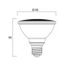 Sylvania LED-heijastin E27 11W PAR30 3000K himmeä 36° 820lm