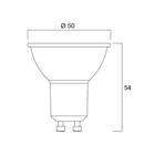 Sylvania LED-heijastin GU10 7W 3000K 110° 580 lm valkoinen