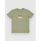 Billabong Team Wave Kids T-Paita grey green Jätkät