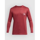 Quiksilver Dna Surf Tee Ls Longsleeve Lycra burnt russet Miehet