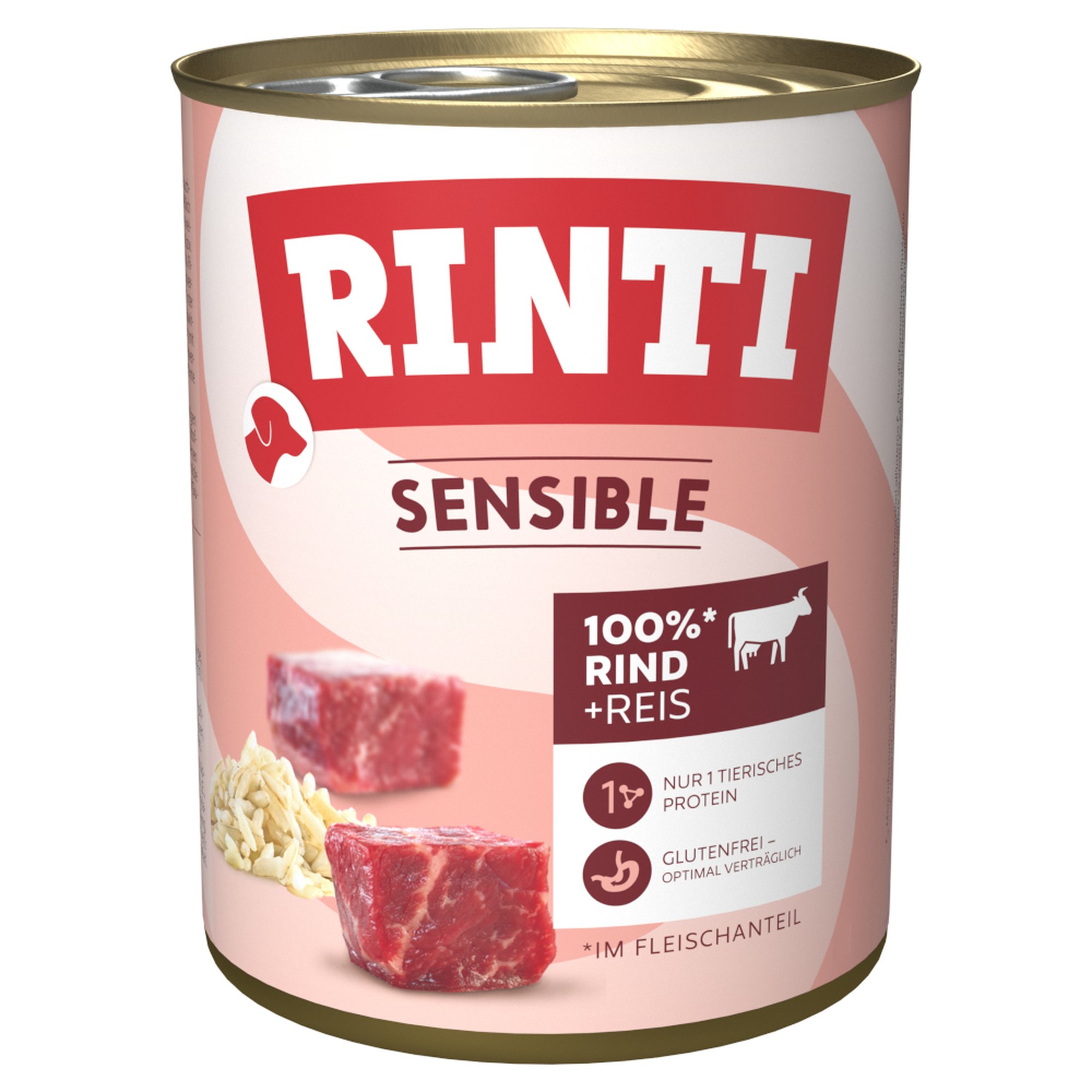 6x800g Sensible nauta & riisi RINTI koiranruoka