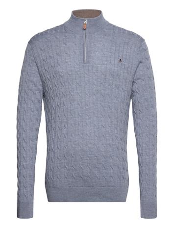 Morris Merino Cable John Zip - Navy - XXL