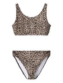 name it Nkfzanimal Bikini - Brown - 146-152