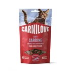 Carnilove Cat Soft Snack Sardine enriched with Strawberry 50g