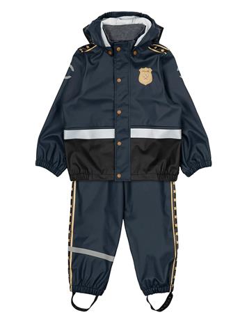 mikk-line Rain Set Police W/Susp 104 - Navy - 98