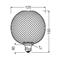 LED-polttimo DECOR FLAT G125 E27/3,5W/230V 2700K musta - Osram – kuva 3
