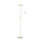 LED-lattiavalo Sorento, korkeus 182 cm, lukuvalo, hiekanvärinen