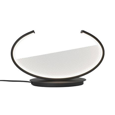 LED-pöytälamppu Adele, korkeus 22 cm, musta, metalli