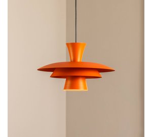 Riippuvalaisin Plato, oranssi, metalli, Ø 38 cm, E27