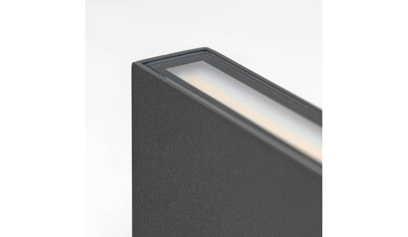 LED-ulkoseinälamppu CMD 9060, 11 cm, antrasiitti, IP54, ylös/alasvalo