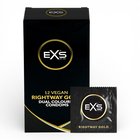 EXS Condoms Rightway Gold â€“ Oikeinpäin Sekunnissa Kondomit 53 mm (12 kpl)
