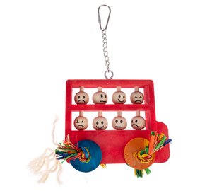 TIAKI Double Decker -puulelu linnuille 13x11,5x3cm