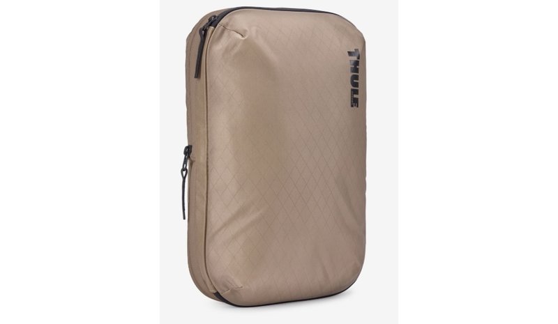 Thule Compression Packing Cube Pakkauspussi, koko M, Gentle Beige – kuva 1/2