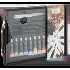 Nassau - Black Wooden Case With Carry Handle Acrylic Set, 21 Pcs (AR099503)
