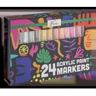 Nassau - Acrylic Paint Brush Markers, 24 Pcs (AR017001)