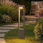 Lindby LED-pylväsvalaisin Meloni, antrasiitti, 65 cm, IP65, kääntyvä, Lyhdyt ja ulkovalaisimet