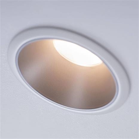 Paulmann Cole LED-Spotlight, hopea-valkoinen