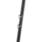LED-lattiavalo Glow-Sphere, korkeus 146 cm, musta, metalli