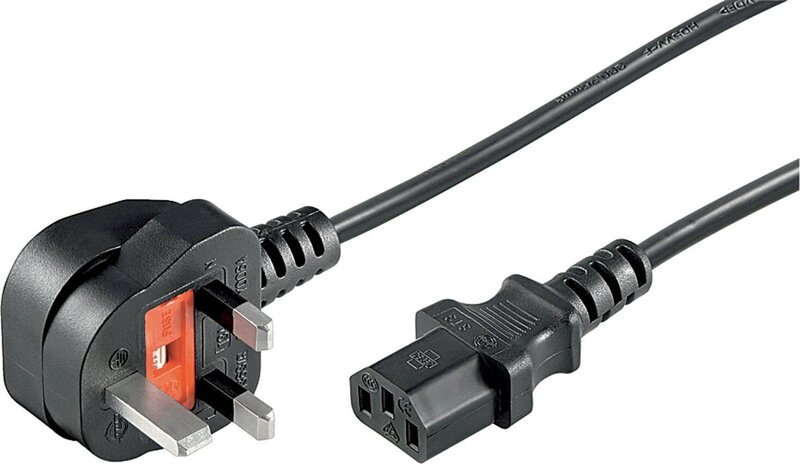 Pro UK - cold-device cord 1.8 m black 1.8 m