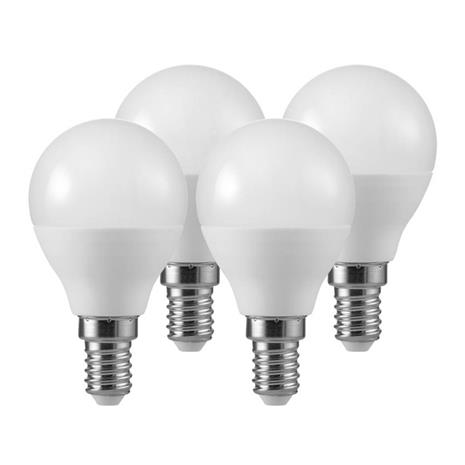 LED-golfpallolamppu E14 3W 2 700 K matt 3+1 set