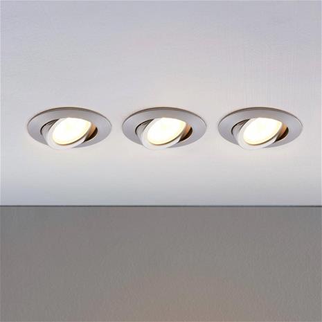 LED-kohdevalaisin Andrej, pyöreä, alu, 3-sarja