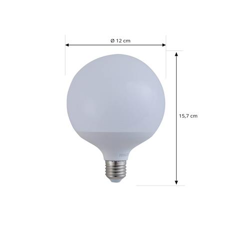 Smart LED-E27 G125 9W RGB WLAN matta tunable white