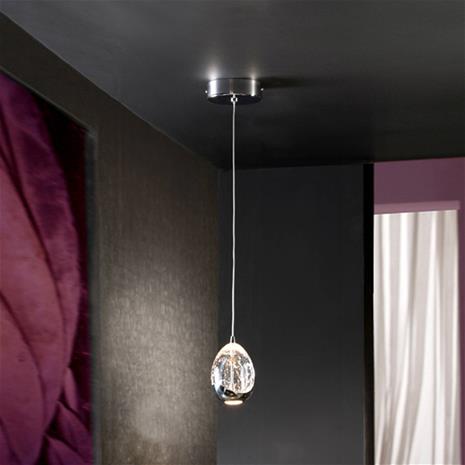 Schuller Rocio 1 led riipuslamppu, kromi