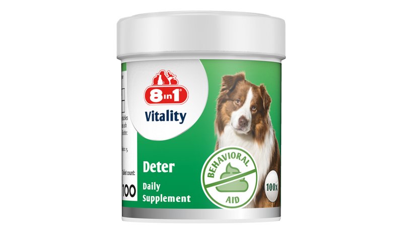 8in1 Vitality vieroitustabletit - 100 tablettia täydennysravinto koirille