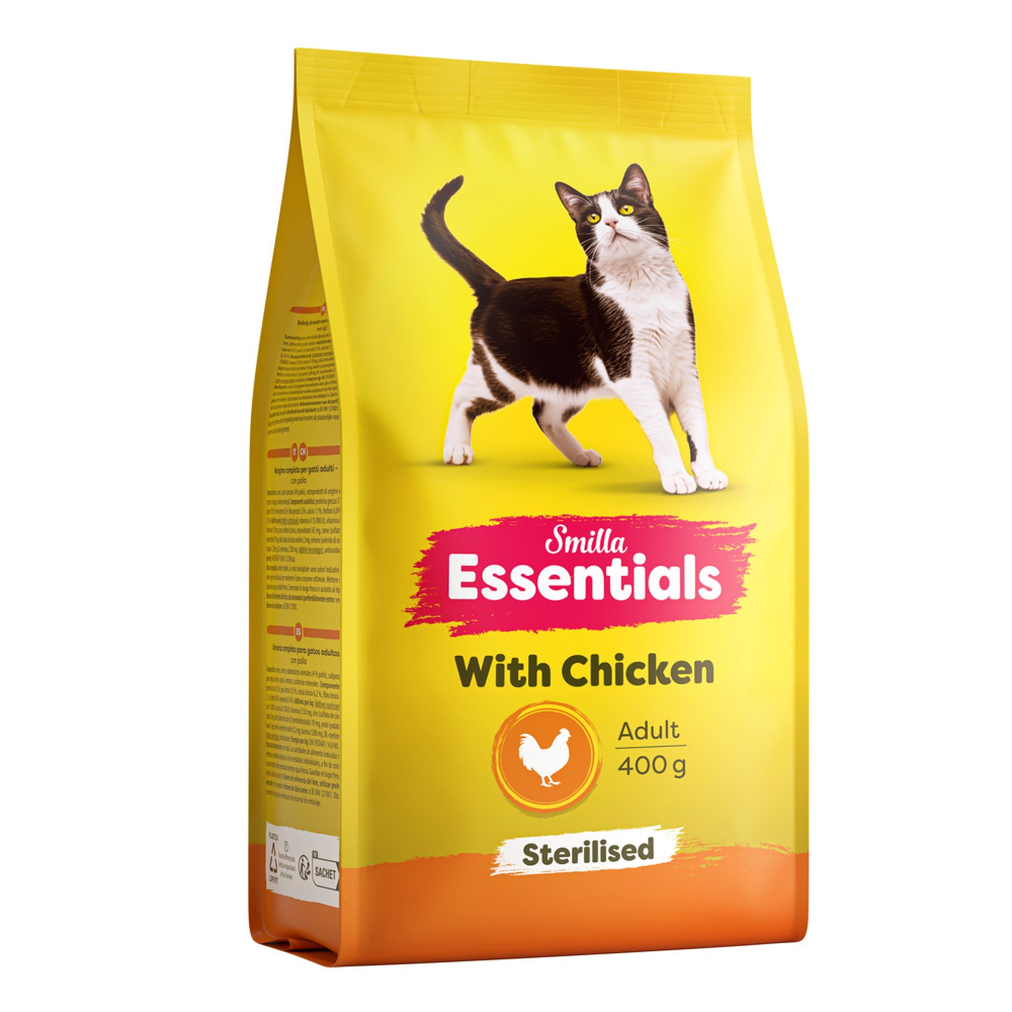 400g Essentials Adult Sterilised kana Smilla kissan kuivaruoka