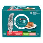 24x85g One Sterilcat Terrine lajitelma Purina kissan märkäruoka