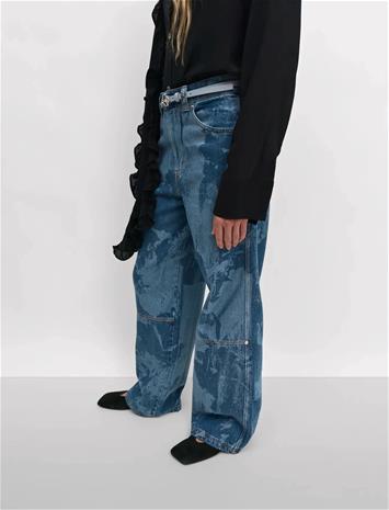 RODEBJER Rodebjer Eileen Denim Flower - Blue - XL