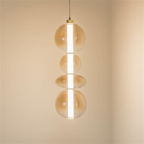 LED-kattokruunu johdossa DAPHNE LED/36W/230V kulta