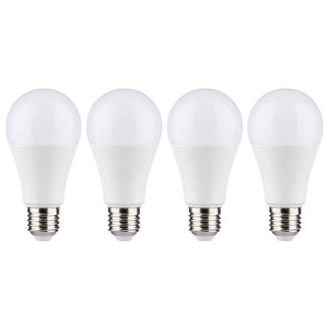 LED-lamppu E27 12W 2 700 K opaali, 4 kpl