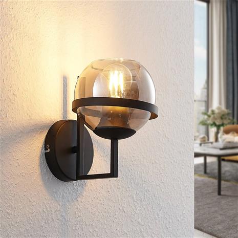 Lindby Marinka -seinävalaisin, savulasia