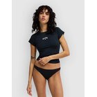 Billabong Crop Lycra black pebble Naiset