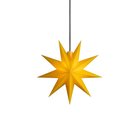 STERNTALER LED-tähti, keltainen, Ø 15 cm, 9-kärkinen, IP44-paristo