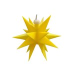 STERNTALER LED-tähti, keltainen, 18-kärkinen, Ø 12 cm, paristo